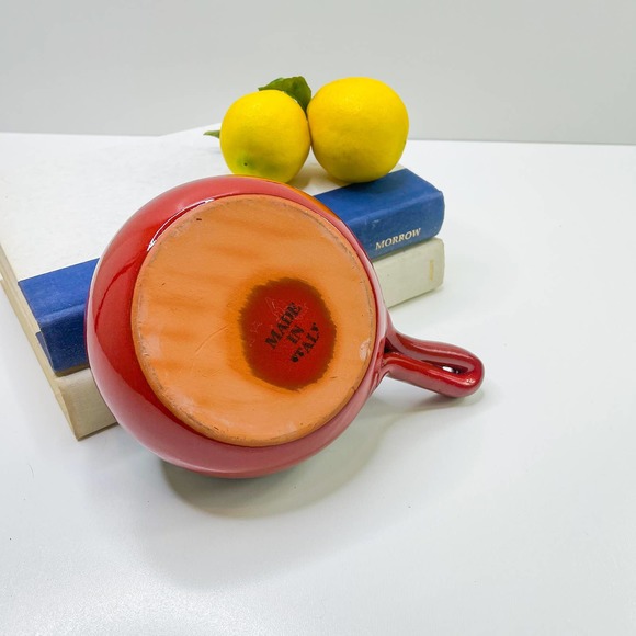 VULCANIA Italian Pottery, One (1) Clay Pot for Cooking - Picture 2 of 2